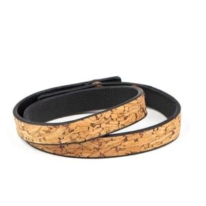 Elegant Tan and Black Wrap Bracelet